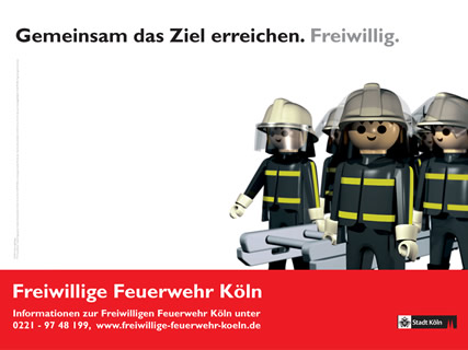 Imagekampagne FFW Köln 2004 (c) by  HLD